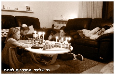 third candle of Hanukkah