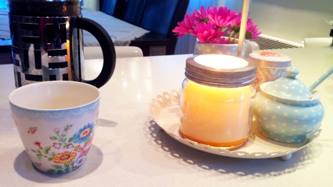 breakfast candle